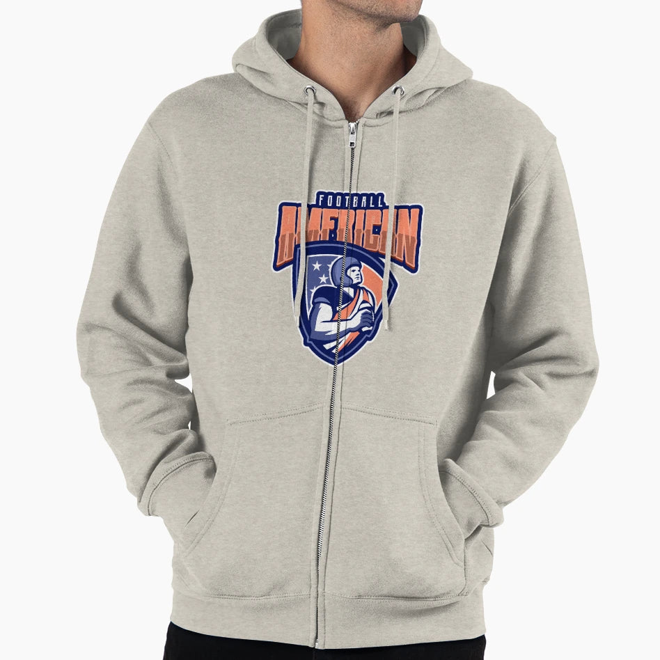 6155 American Football Sports Hoodie - Casual Everyday Wear Men Women - T-Shirt, Sweatshirt, Hoodie