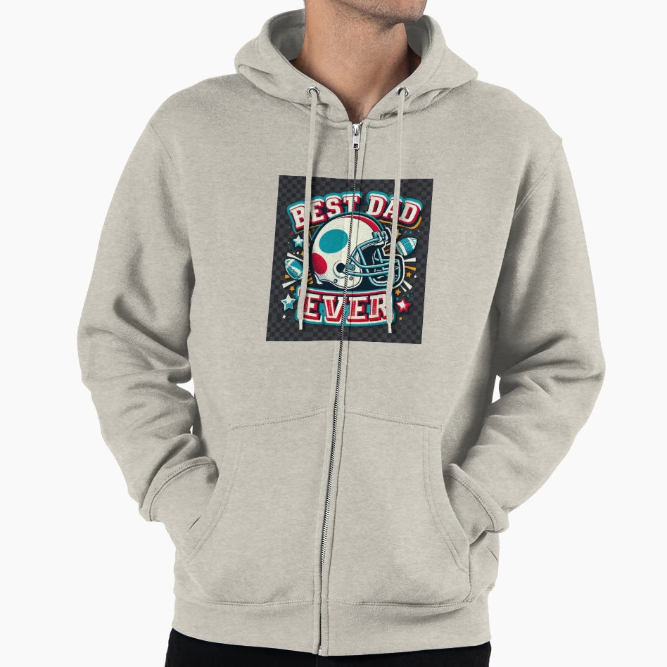 Best Dad Ever Hoodie - Custom Art Print Men Women - T-Shirt, Sweatshirt, Hoodie