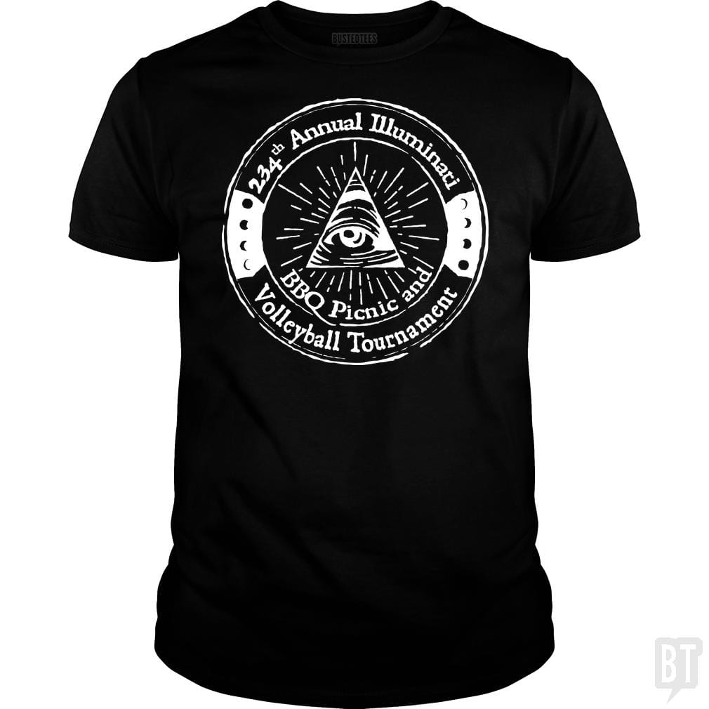Illuminati BBQ - Adult & Kids T-Shirts, Sweatshirts & Hoodies apparel design preview 1