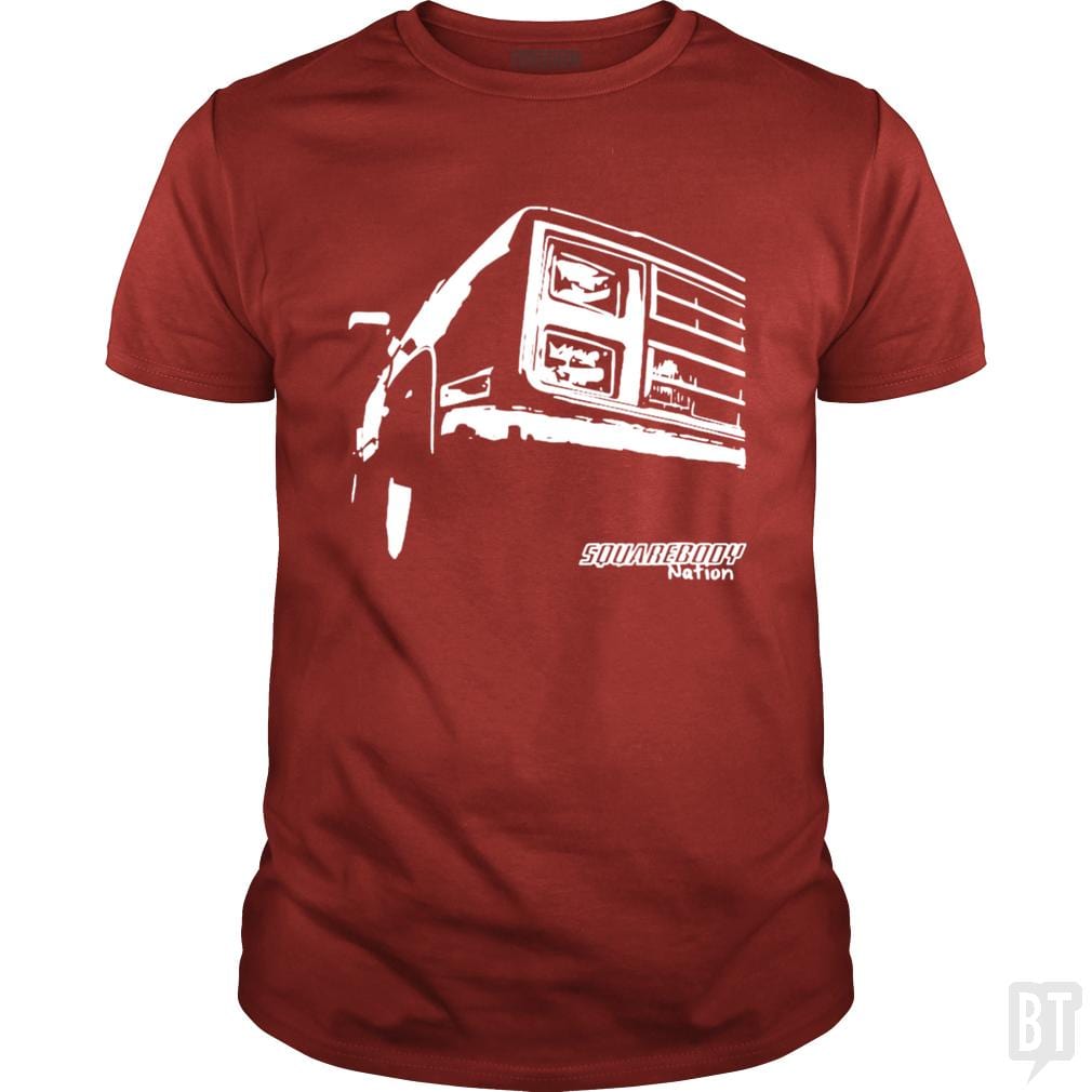 Square Body Nation Squarebody - Adult & Kids T-Shirts, Sweatshirts & Hoodies apparel design preview 1
