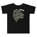 Peace, Love, And The Oxford Comma Kid's Toddler - Adult & Kids T-Shirts, Sweatshirts & Hoodies apparel design preview 1