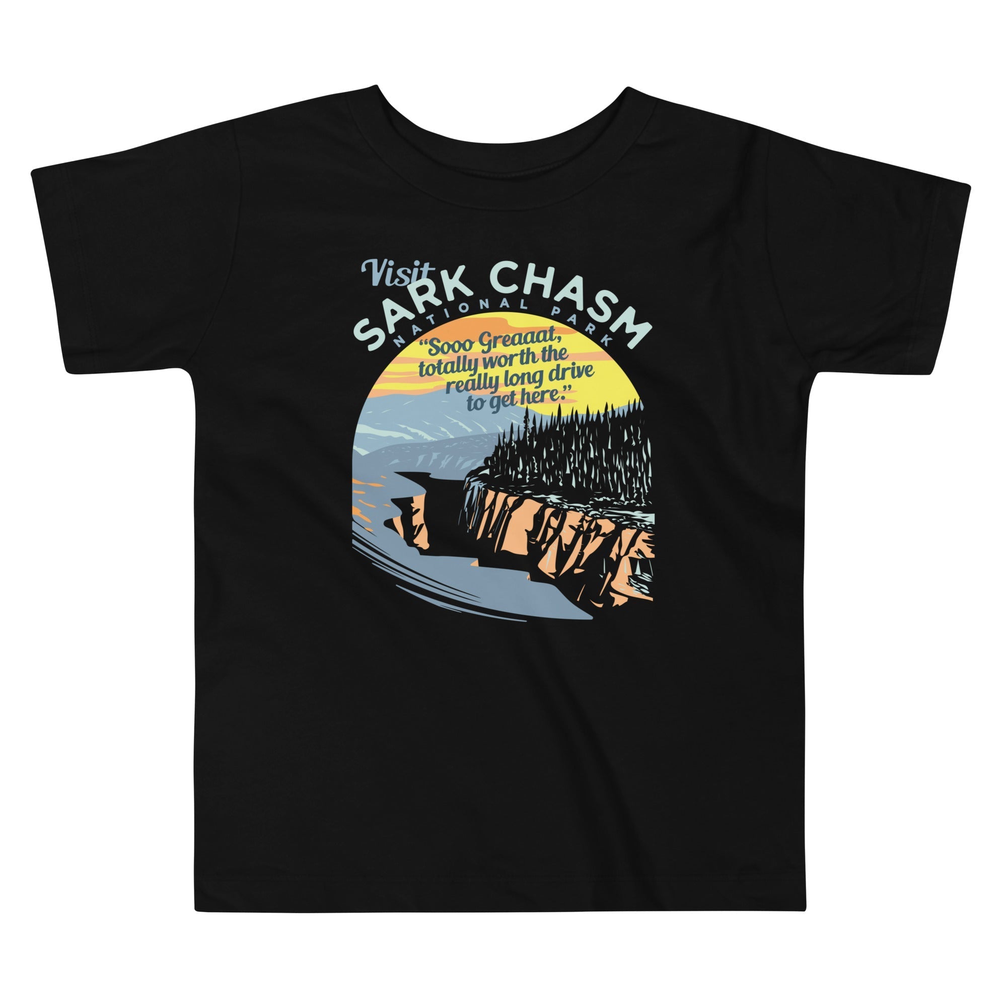 Visit Sark Chasm Kid's Toddler - Adult & Kids T-Shirts, Sweatshirts & Hoodies apparel design preview 1