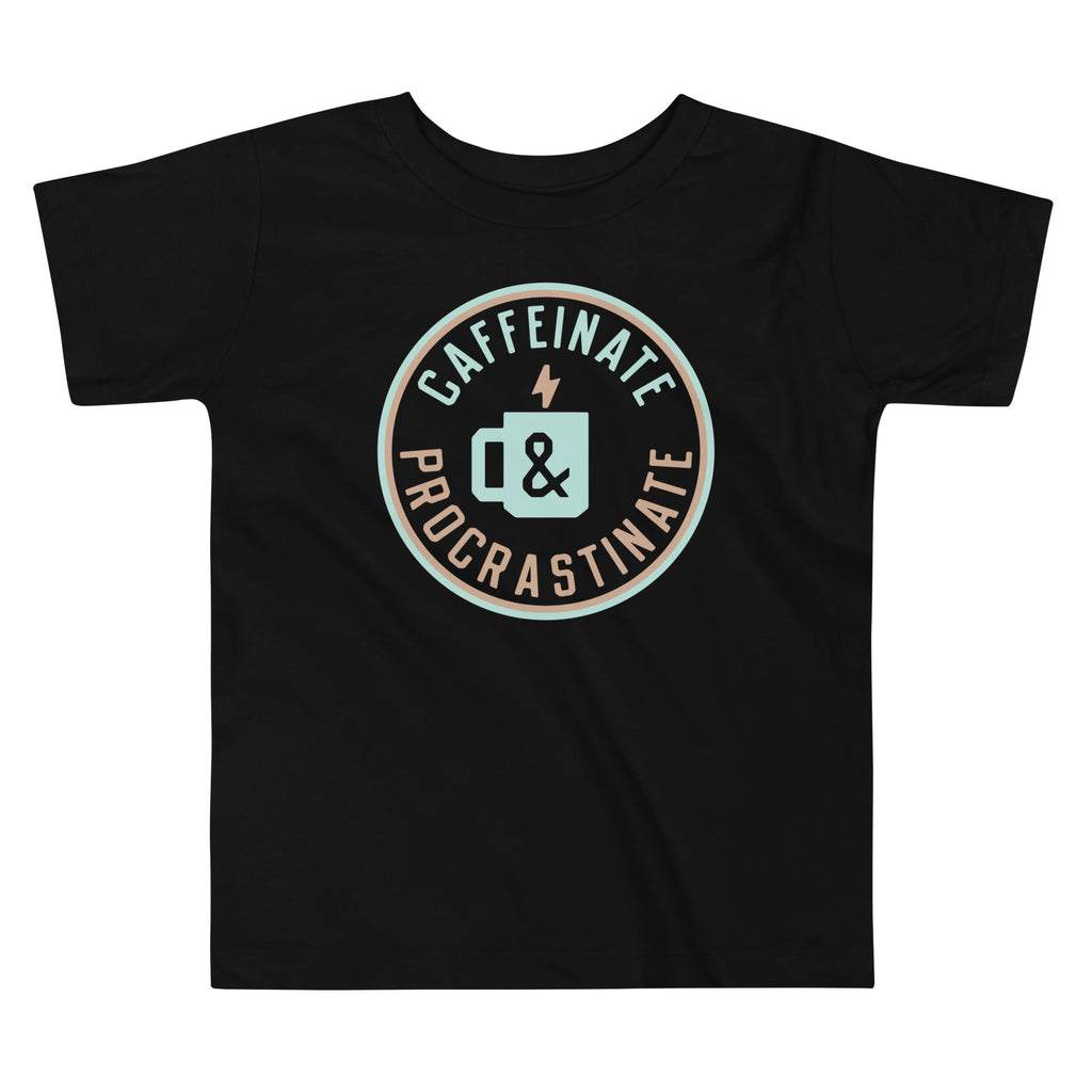 Caffeinate And Procrastinate Kid's Toddler - Adult & Kids T-Shirts, Sweatshirts & Hoodies apparel design preview 1