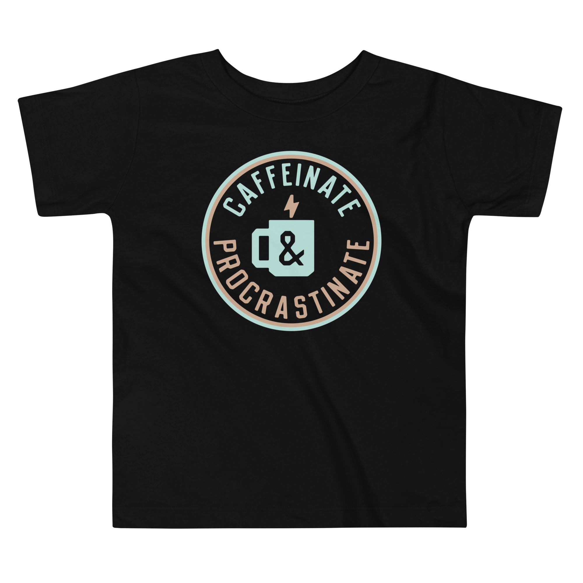Caffeinate And Procrastinate Kid's Toddler - Adult & Kids T-Shirts, Sweatshirts & Hoodies apparel design preview 1
