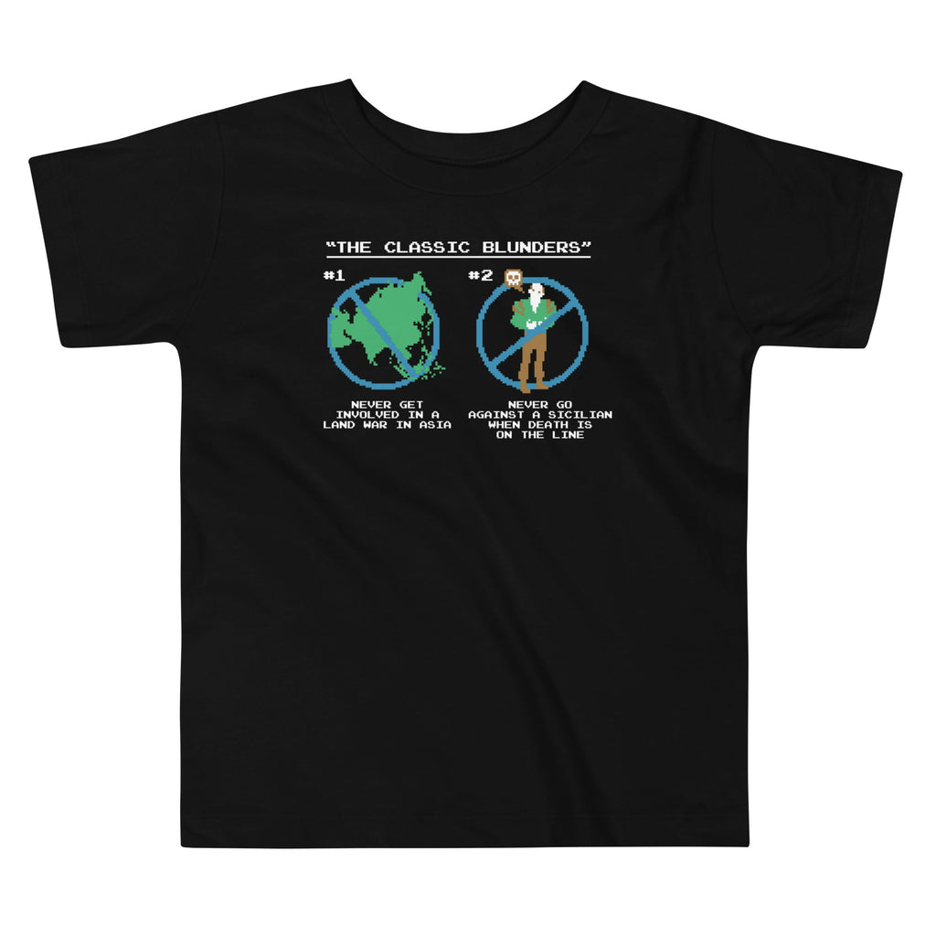 The Classic Blunders Kid's Toddler - Adult & Kids T-Shirts, Sweatshirts & Hoodies apparel design preview 1