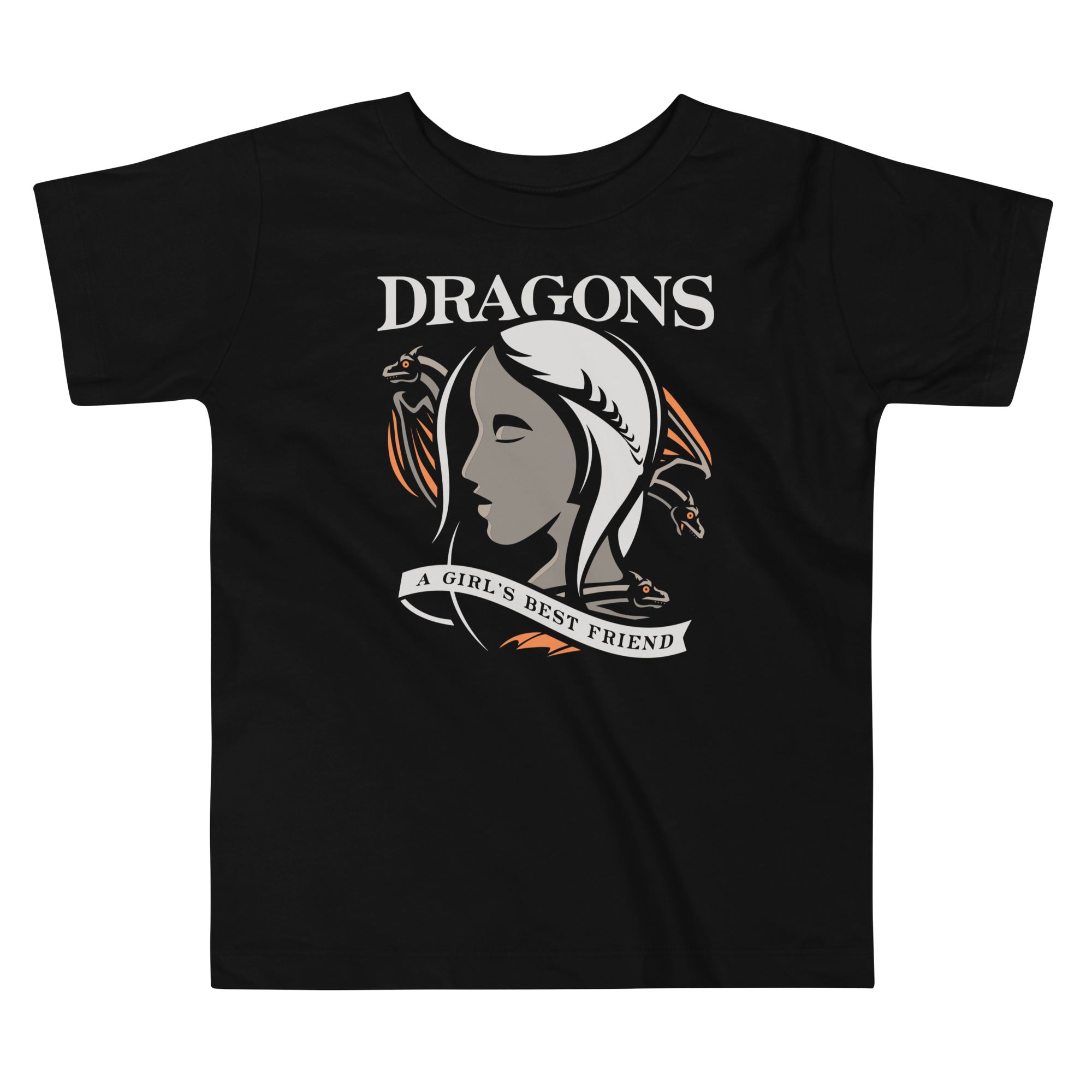 Dragons Are A Girl's Best Friend Kid's Toddler - Adult & Kids T-Shirts, Sweatshirts & Hoodies apparel design preview 1