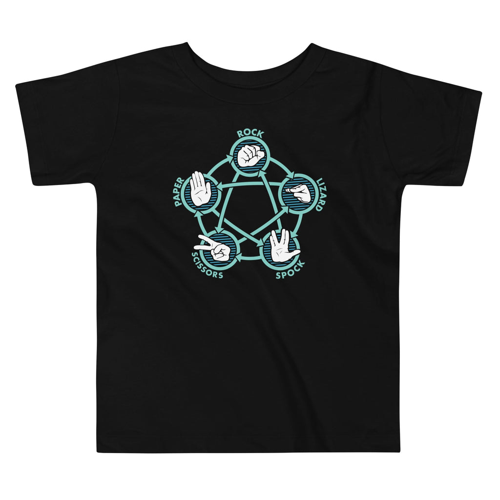 Rock Paper Scissors Lizard Spock Kid's Toddler - Adult & Kids T-Shirts, Sweatshirts & Hoodies apparel design preview 1