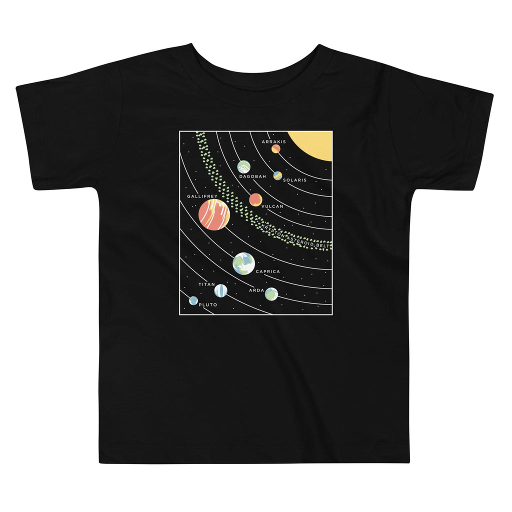 9 Planets Kid's Toddler - Adult & Kids T-Shirts, Sweatshirts & Hoodies apparel design preview 1