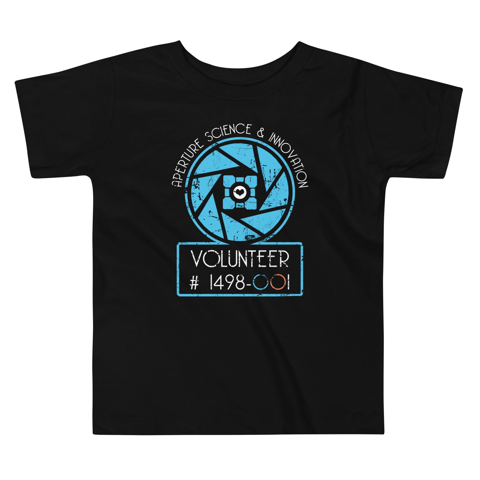 Aperture Science Volunteer Kid's Toddler - Adult & Kids T-Shirts, Sweatshirts & Hoodies apparel design preview 1