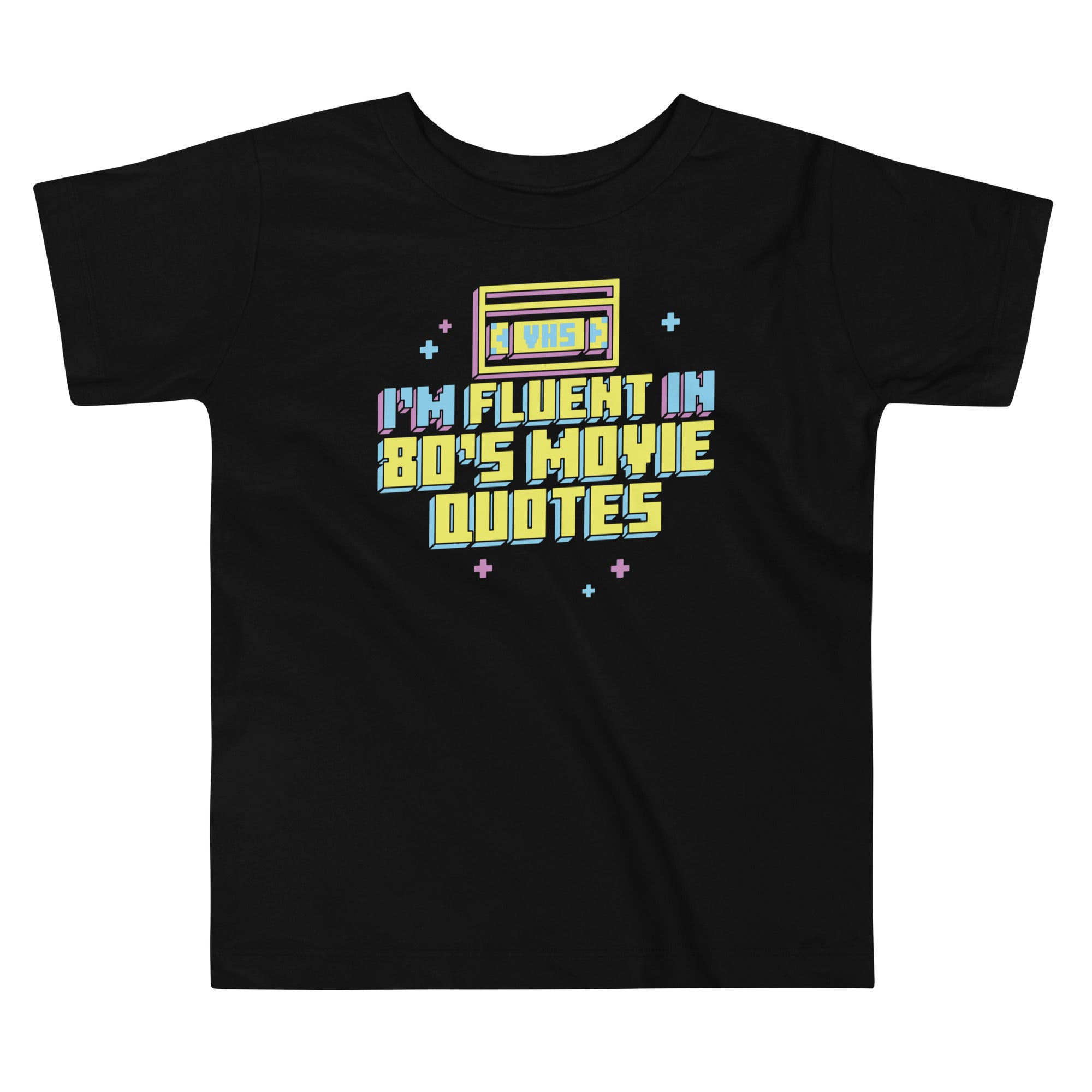 I'm Fluent In 80's Movie Quotes Kid's Toddler - Adult & Kids T-Shirts, Sweatshirts & Hoodies apparel design preview 1