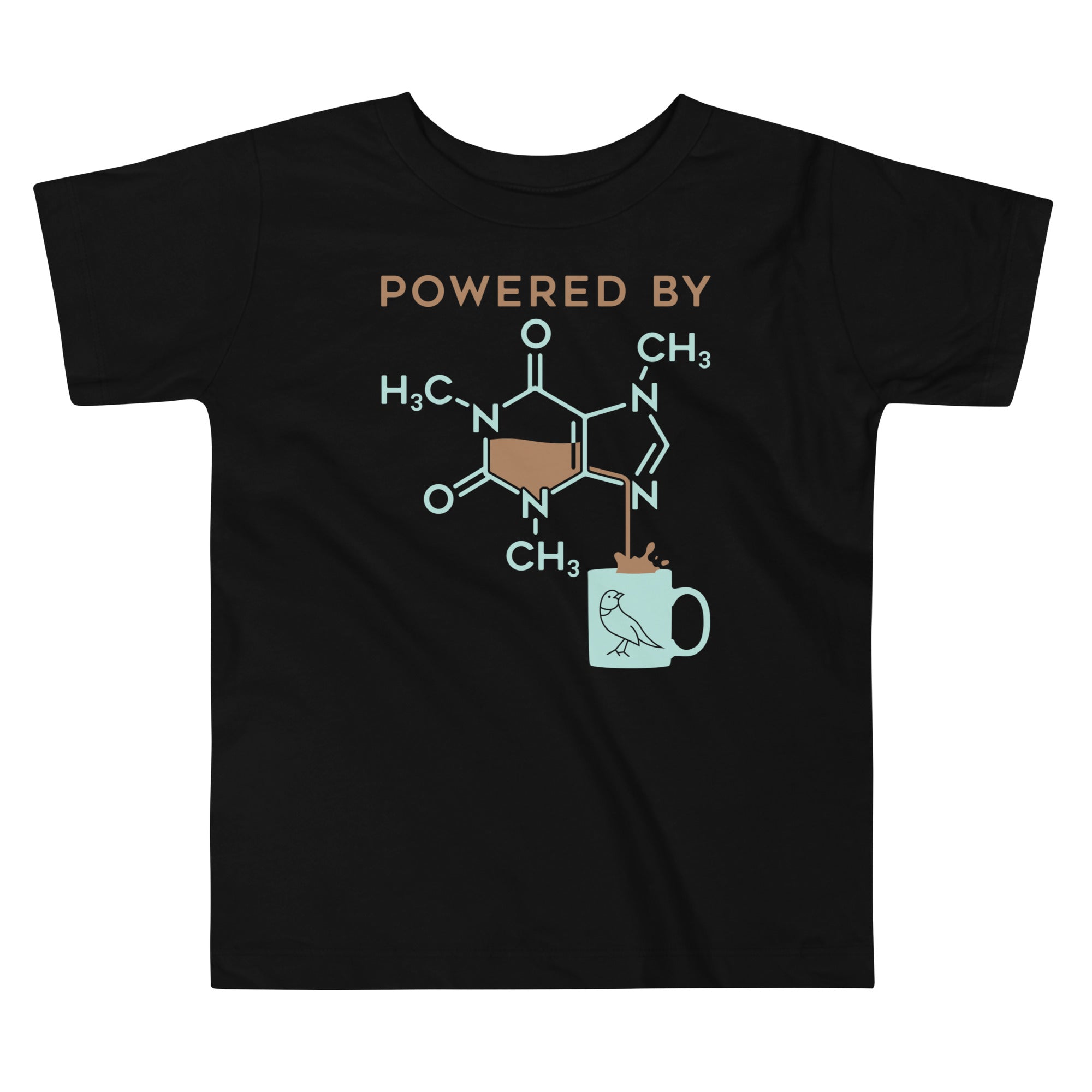 Powered By Caffeine Kid's Toddler - Adult & Kids T-Shirts, Sweatshirts & Hoodies apparel design preview 1