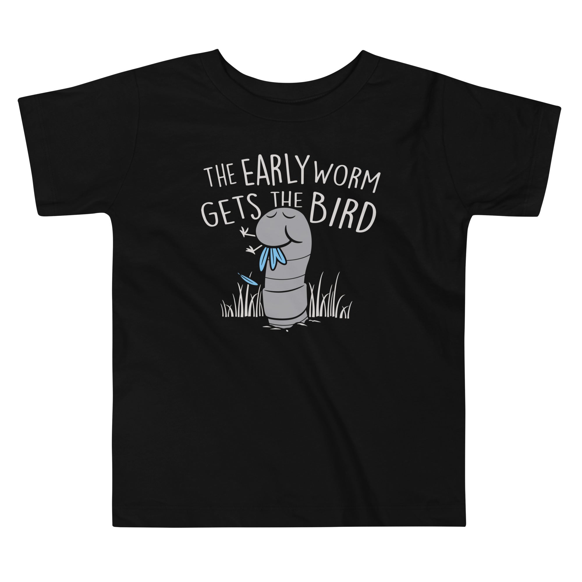 The Early Worm Gets Bird Kid's Toddler - Adult & Kids T-Shirts, Sweatshirts & Hoodies apparel design preview 1