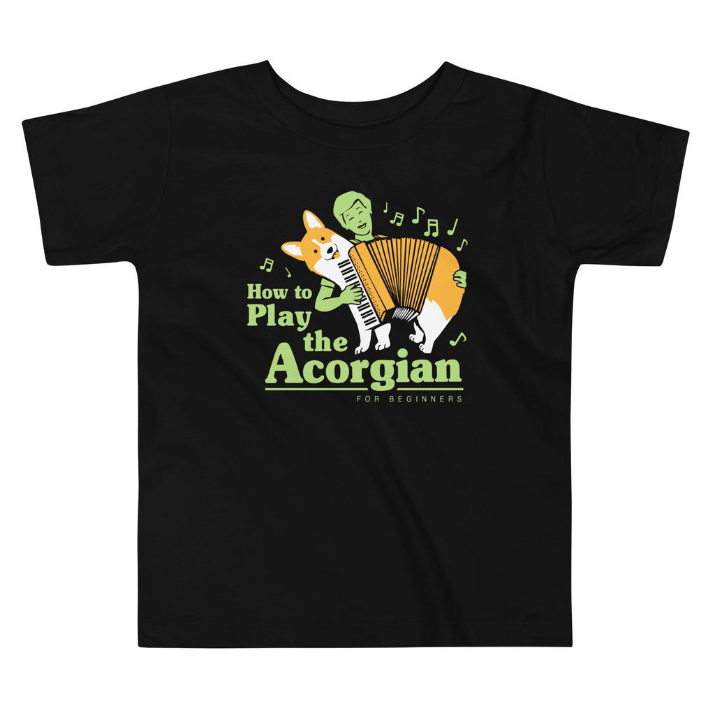 How To Play The Acorgian Kid's Toddler - Adult & Kids T-Shirts, Sweatshirts & Hoodies apparel design preview 1