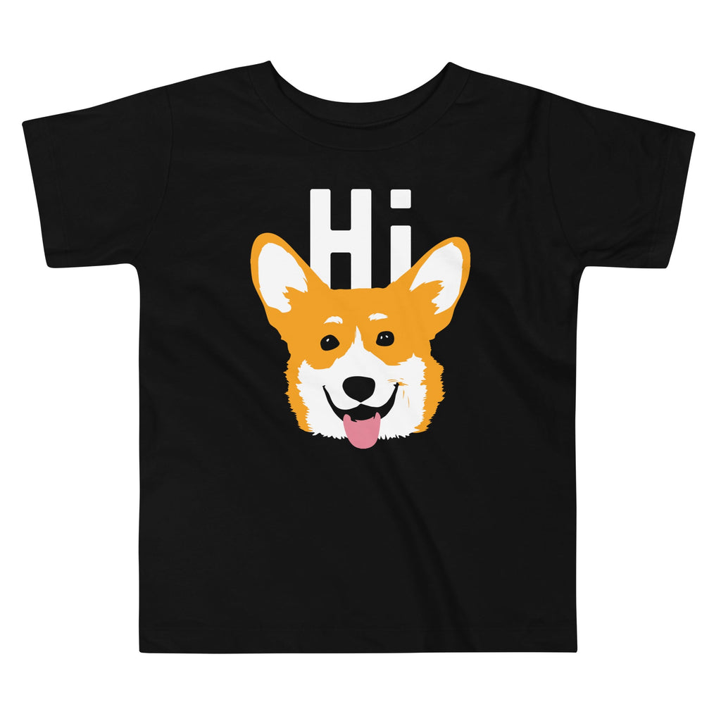 Hi Corgi Kid's Toddler - Adult & Kids T-Shirts, Sweatshirts & Hoodies apparel design preview 1