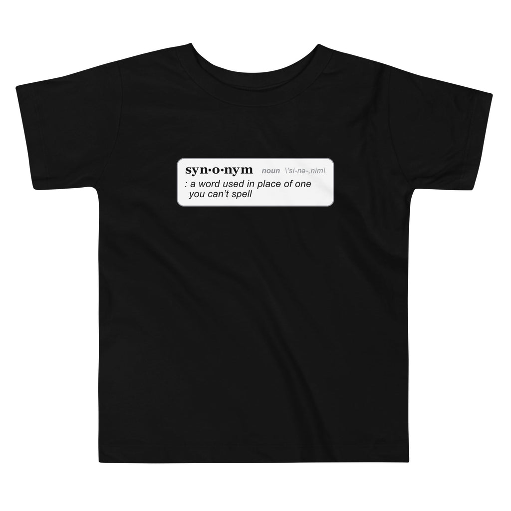 Synonym Definition Kid's Toddler - Adult & Kids T-Shirts, Sweatshirts & Hoodies apparel design preview 1