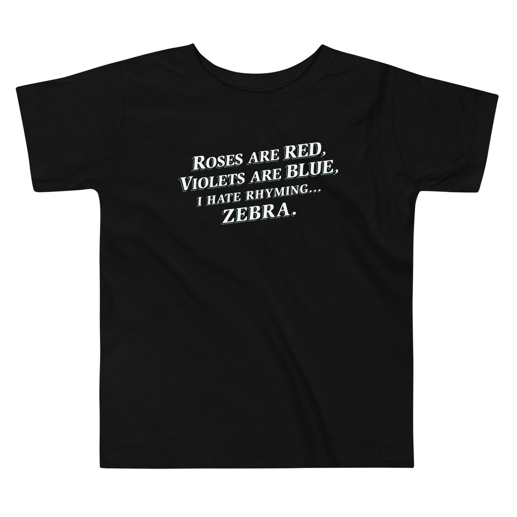 I Hate Rhyming Kid's Toddler - Adult & Kids T-Shirts, Sweatshirts & Hoodies apparel design preview 1