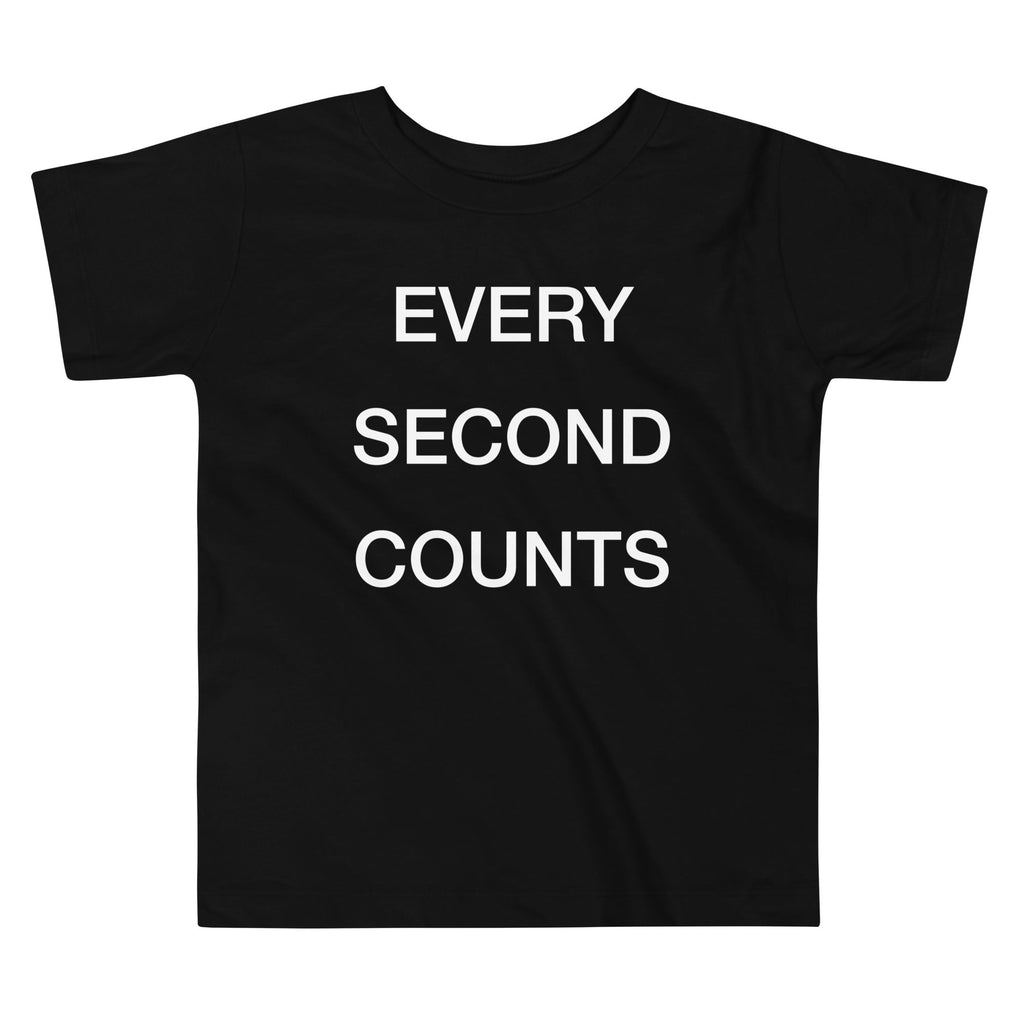 Every Second Counts Kid's Toddler - Adult & Kids T-Shirts, Sweatshirts & Hoodies apparel design preview 1