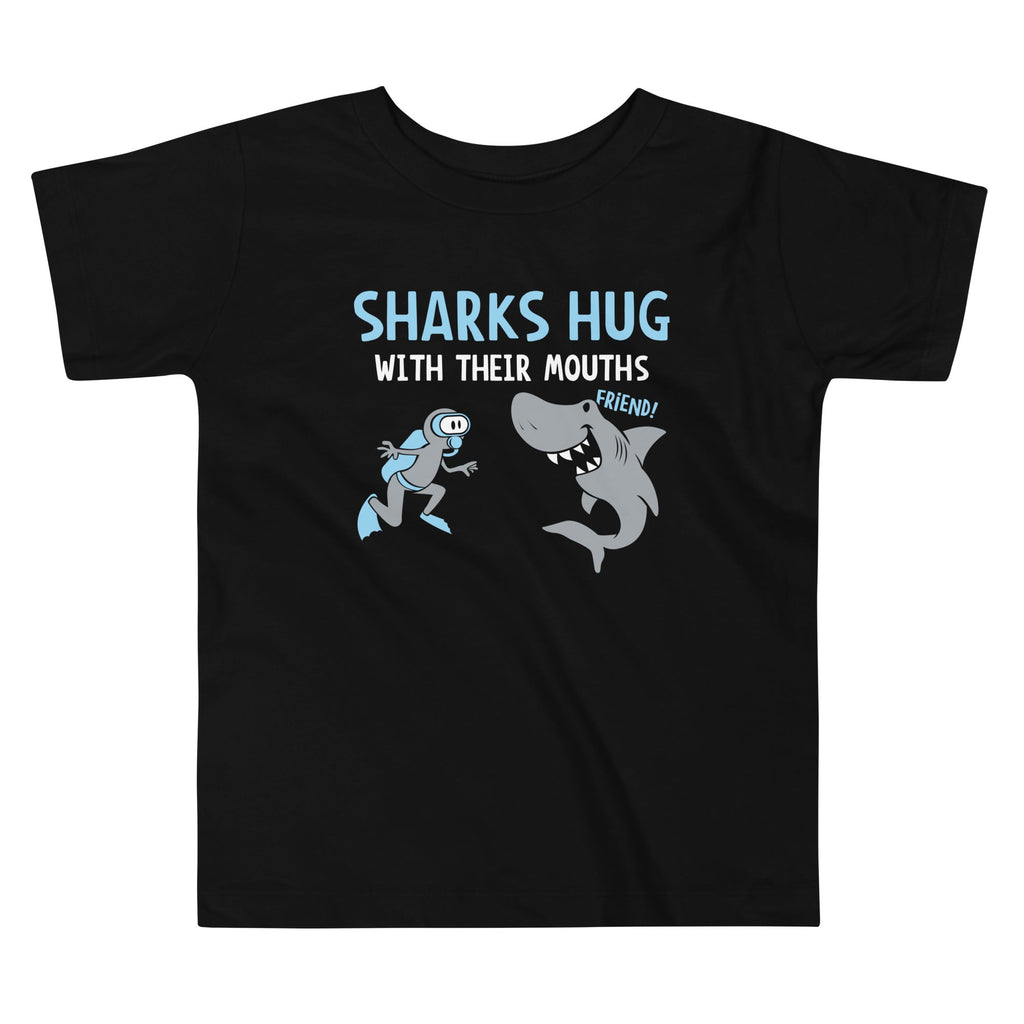 Sharks Hug With Their Mouths Kid's Toddler - Adult & Kids T-Shirts, Sweatshirts & Hoodies apparel design preview 1