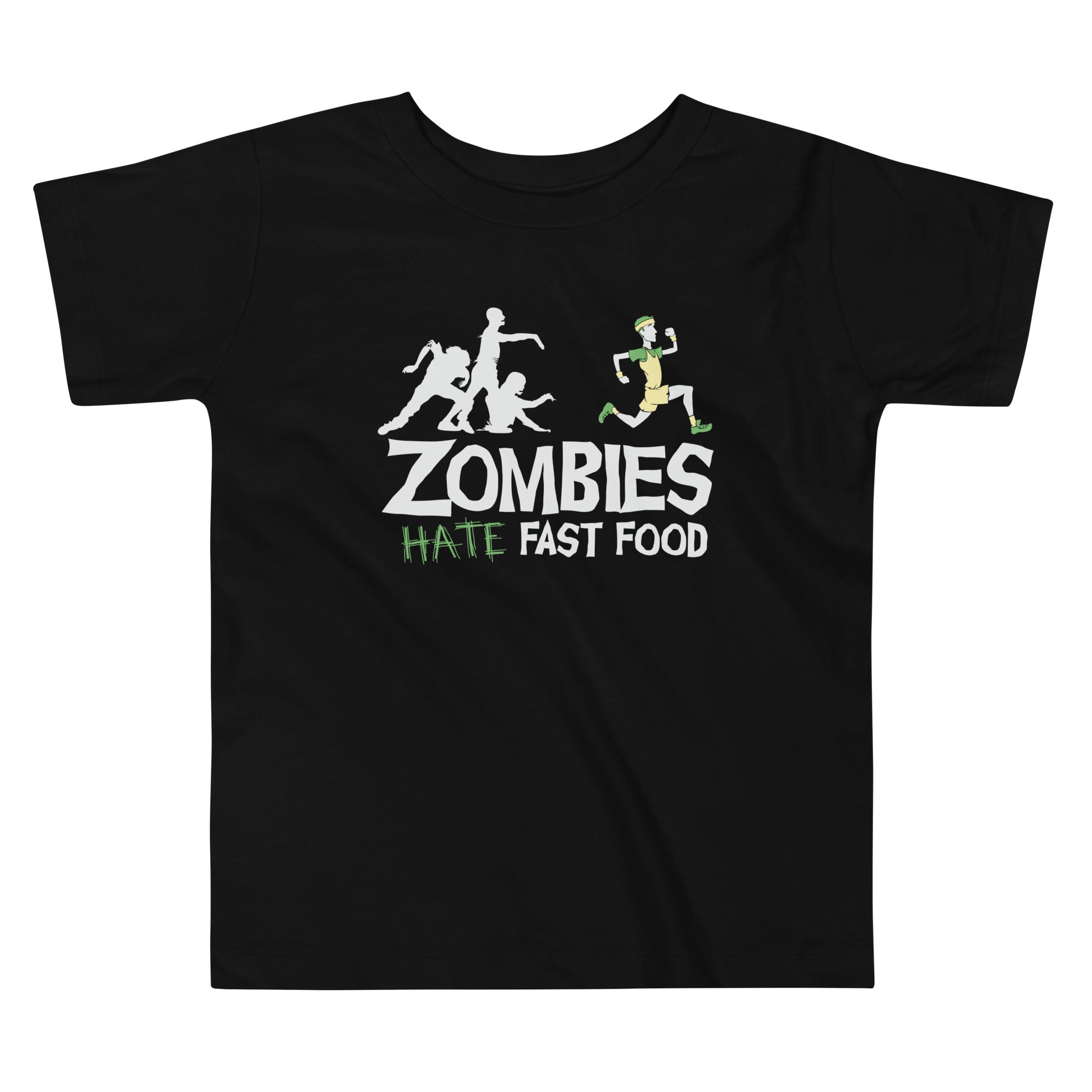 Zombies Hate Fast Food Kid's Toddler - Adult & Kids T-Shirts, Sweatshirts & Hoodies apparel design preview 1