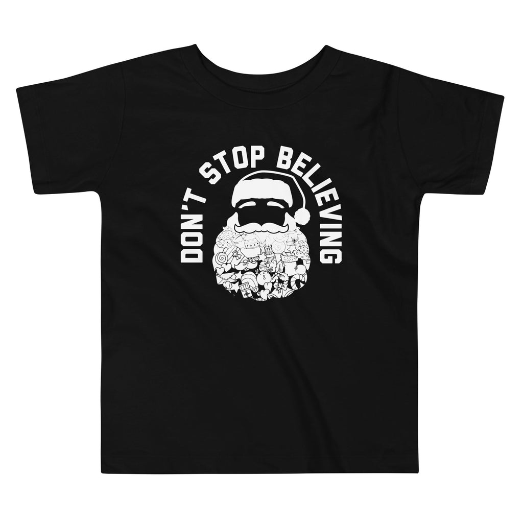 Don't Stop Believing Santa Kid's Toddler - Adult & Kids T-Shirts, Sweatshirts & Hoodies apparel design preview 1