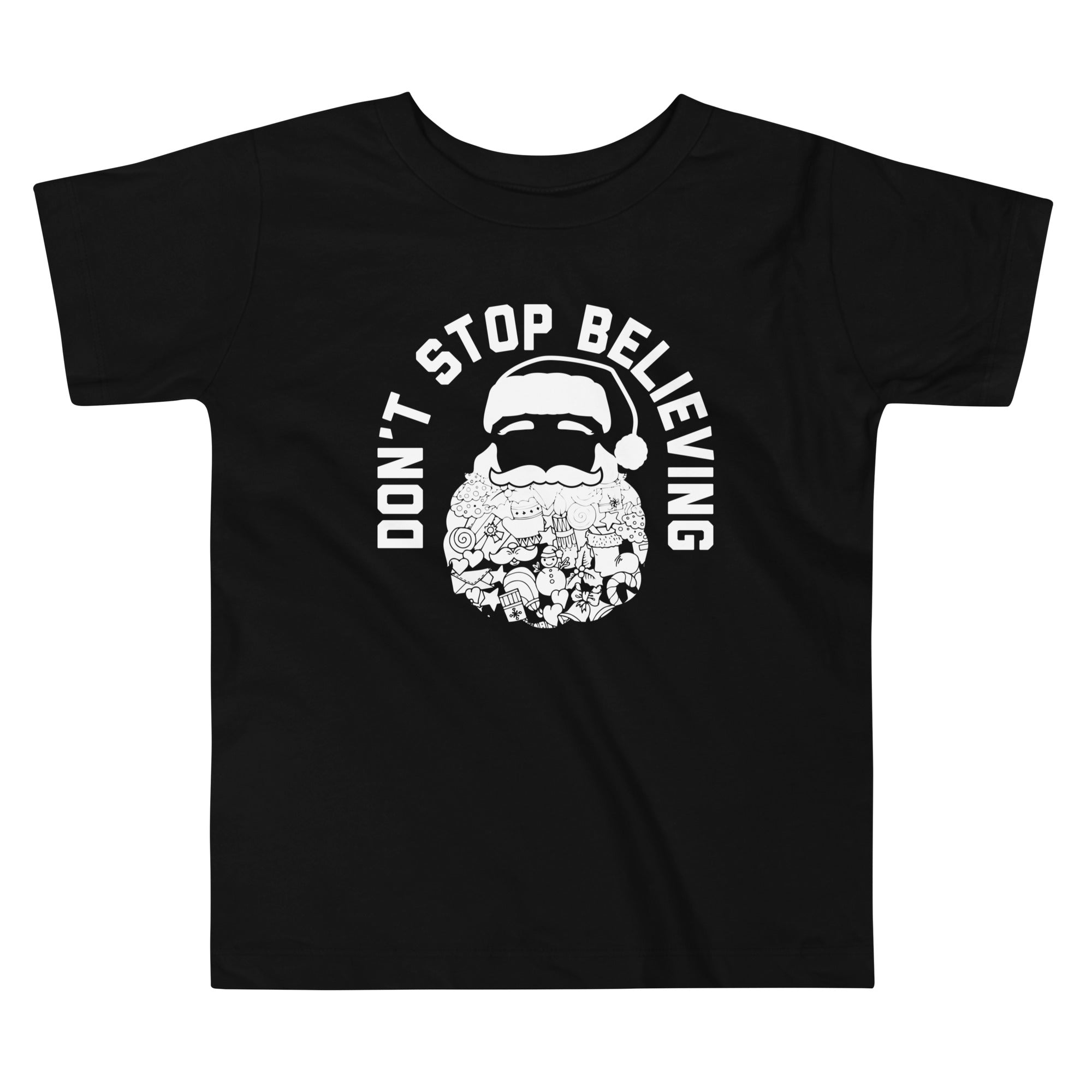 Don't Stop Believing Santa Kid's Toddler - Adult & Kids T-Shirts, Sweatshirts & Hoodies apparel design preview 1