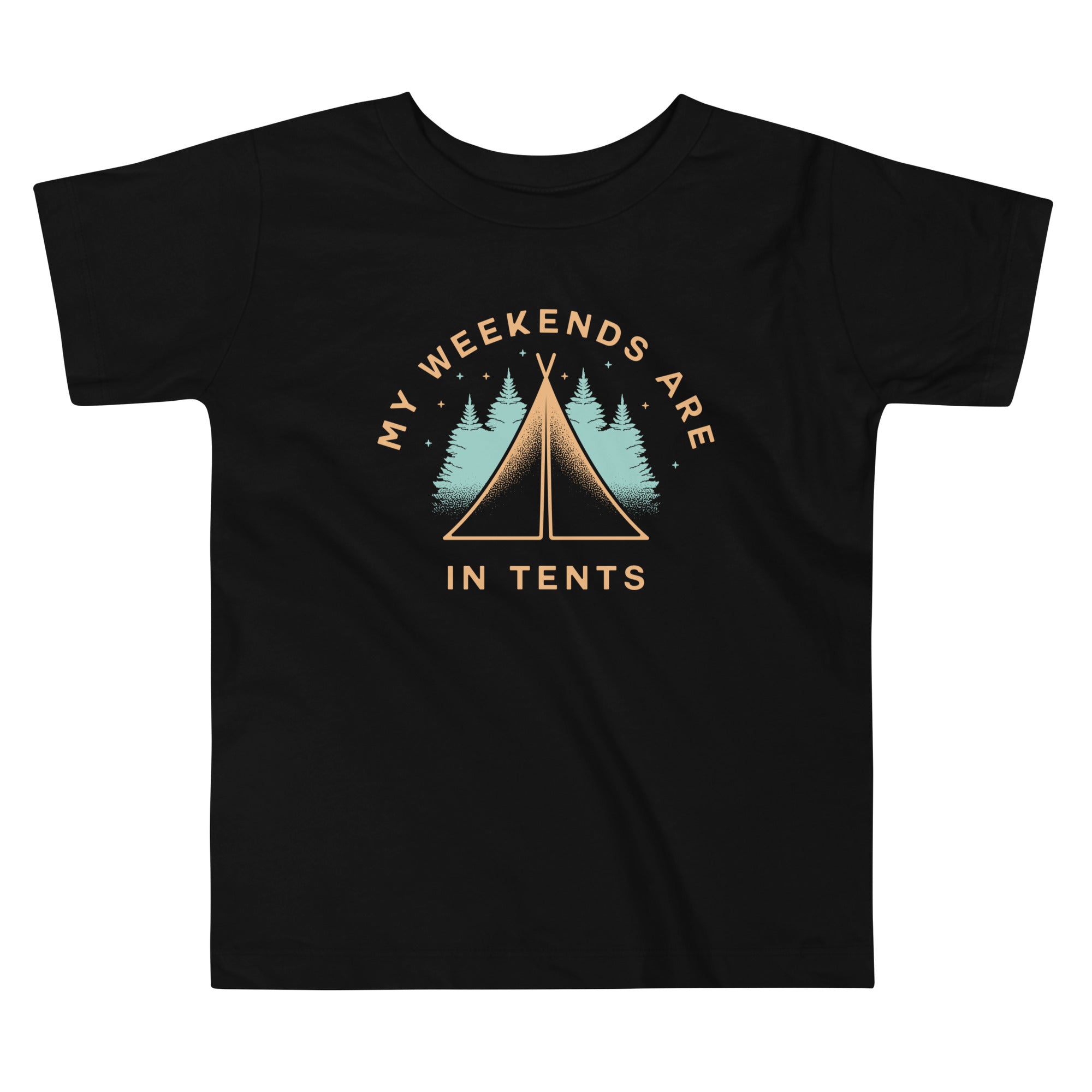 My Weekends Are In Tents Kid's Toddler - Adult & Kids T-Shirts, Sweatshirts & Hoodies apparel design preview 1