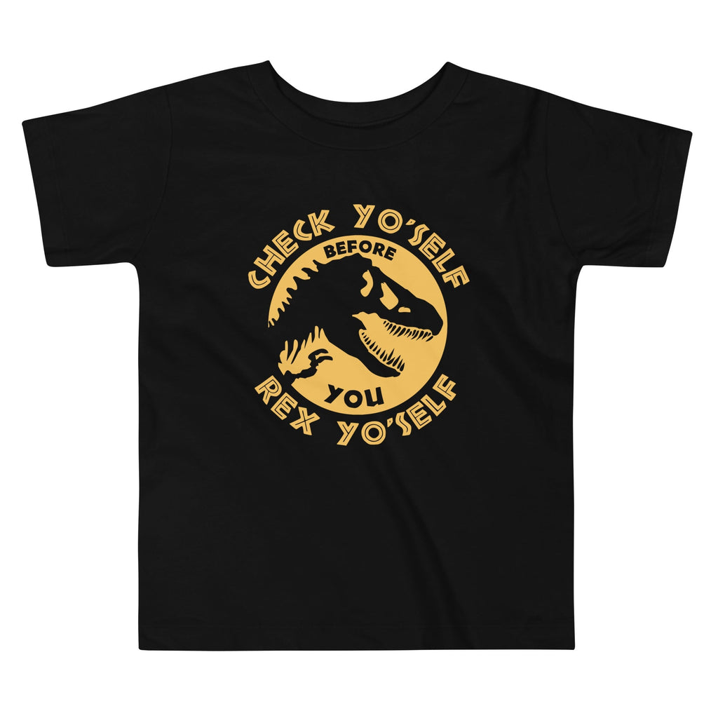 Check Yo'Self Before You Rex Kid's Toddler - Adult & Kids T-Shirts, Sweatshirts & Hoodies apparel design preview 1