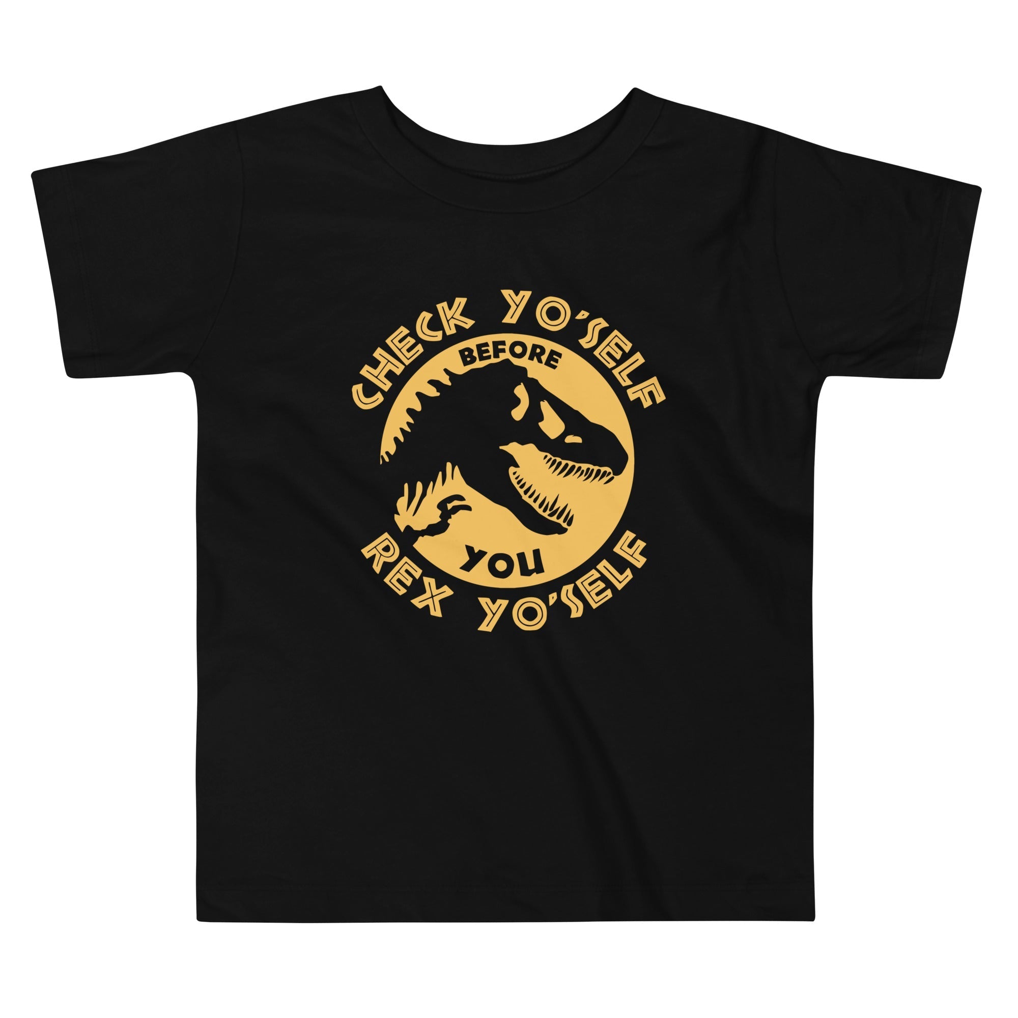 Check Yo'Self Before You Rex Kid's Toddler - Adult & Kids T-Shirts, Sweatshirts & Hoodies apparel design preview 1