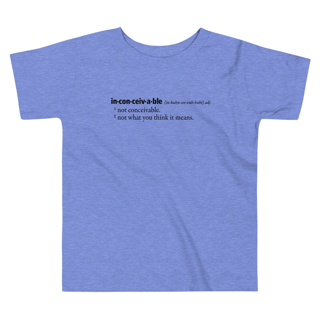 Inconceivable Definition Kid's Toddler - Adult & Kids T-Shirts, Sweatshirts & Hoodies apparel design preview 1