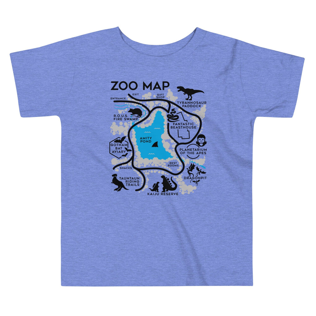 Zoo Map Kid's Toddler - Adult & Kids T-Shirts, Sweatshirts & Hoodies apparel design preview 1