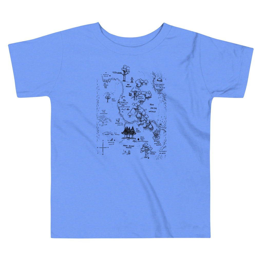 100 Acre Map Kid's Toddler - Adult & Kids T-Shirts, Sweatshirts & Hoodies apparel design preview 1