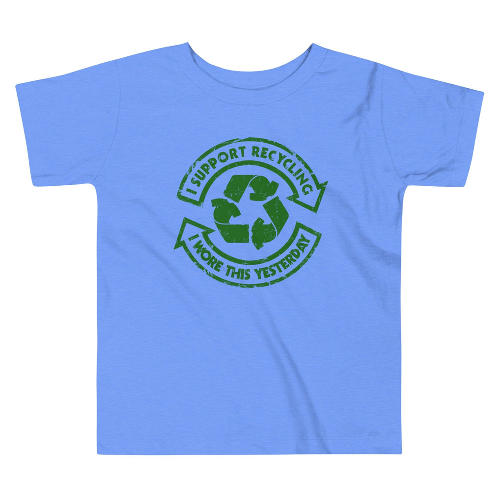 I Support Recycling Kid's Toddler - Adult & Kids T-Shirts, Sweatshirts & Hoodies apparel design preview 1