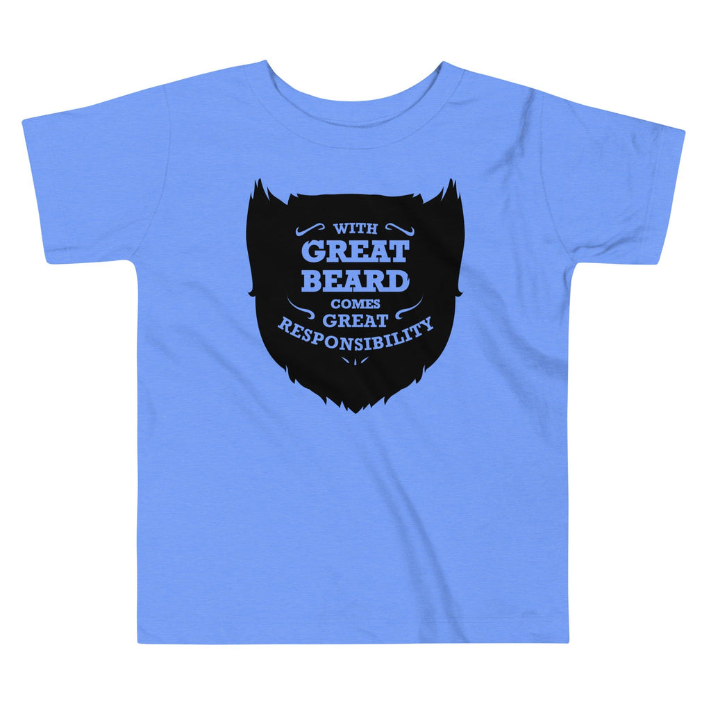 With Great Beard Comes Responsibility Kid's Toddler - Adult & Kids T-Shirts, Sweatshirts & Hoodies apparel design preview 1