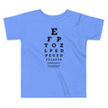 Too Close Eye Chart Kid's Toddler - Adult & Kids T-Shirts, Sweatshirts & Hoodies apparel design preview 1