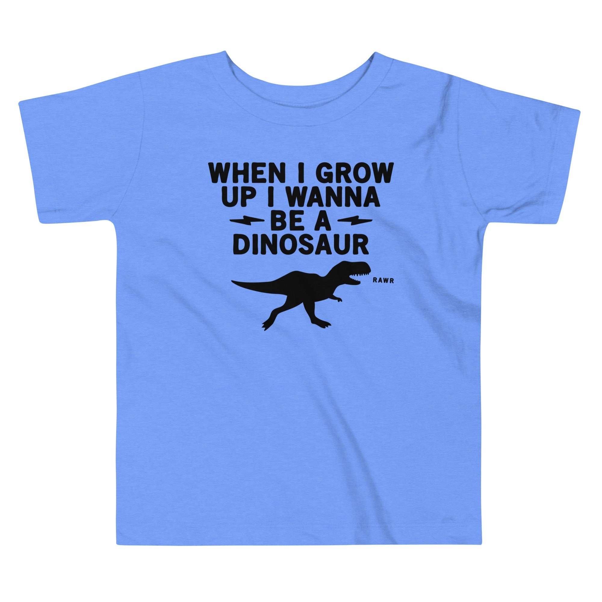 When I Grow Up Wanna Be A Dinosaur Kid's Toddler - Adult & Kids T-Shirts, Sweatshirts & Hoodies apparel design preview 1