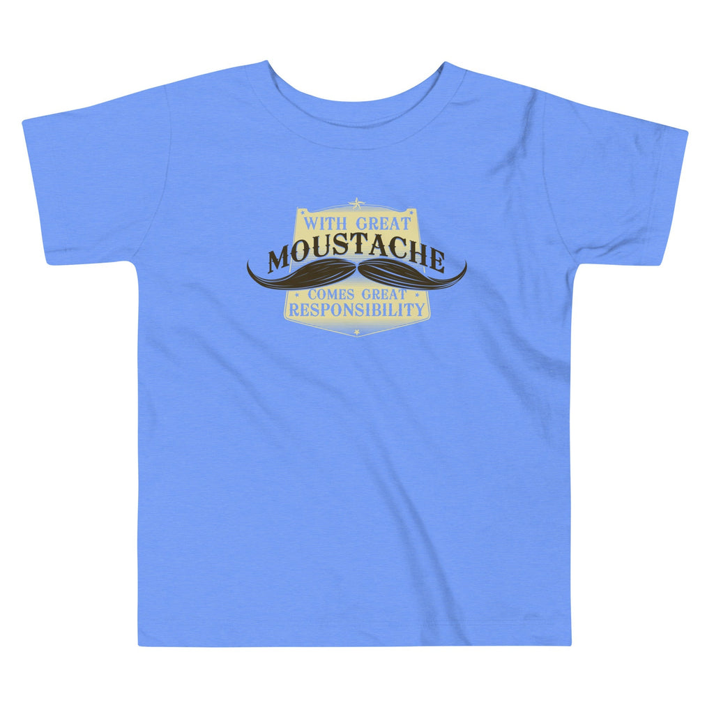 With Great Moustache Kid's Toddler - Adult & Kids T-Shirts, Sweatshirts & Hoodies apparel design preview 1