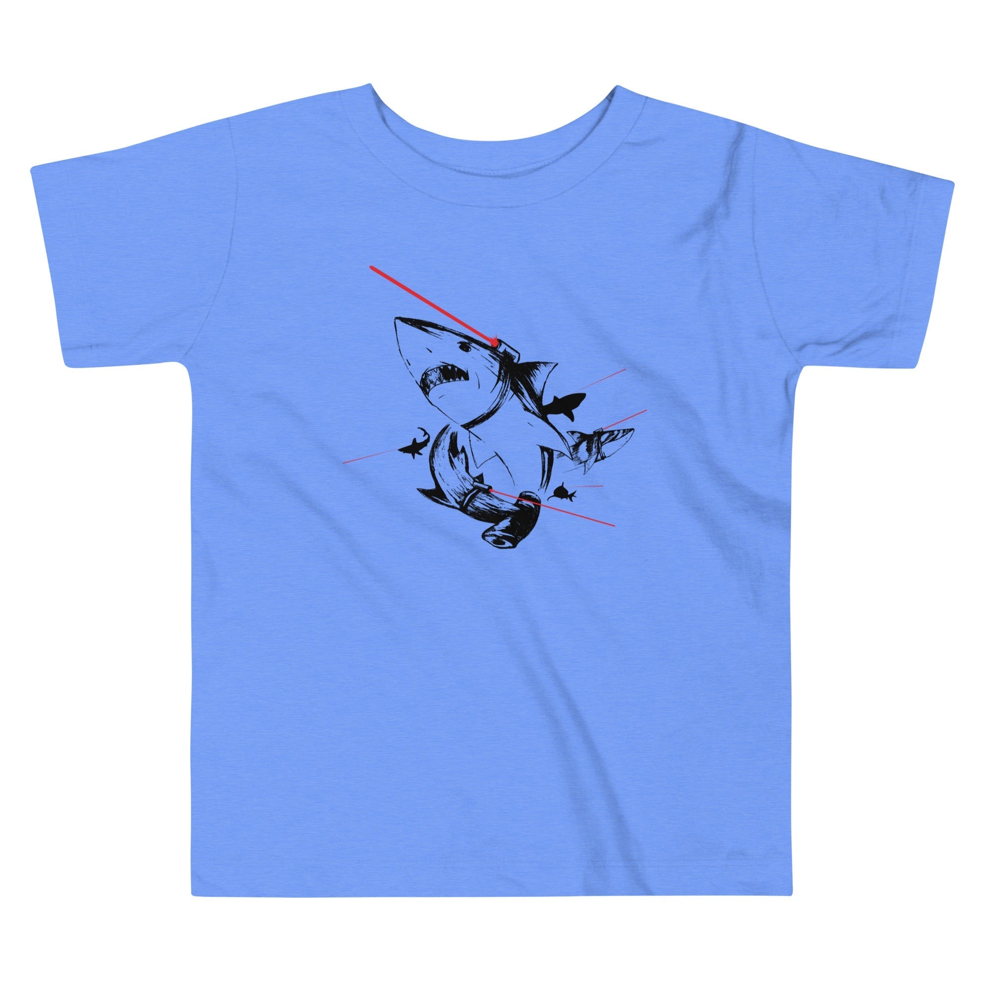 Sharks With Lasers Kid's Toddler - Adult & Kids T-Shirts, Sweatshirts & Hoodies apparel design preview 1