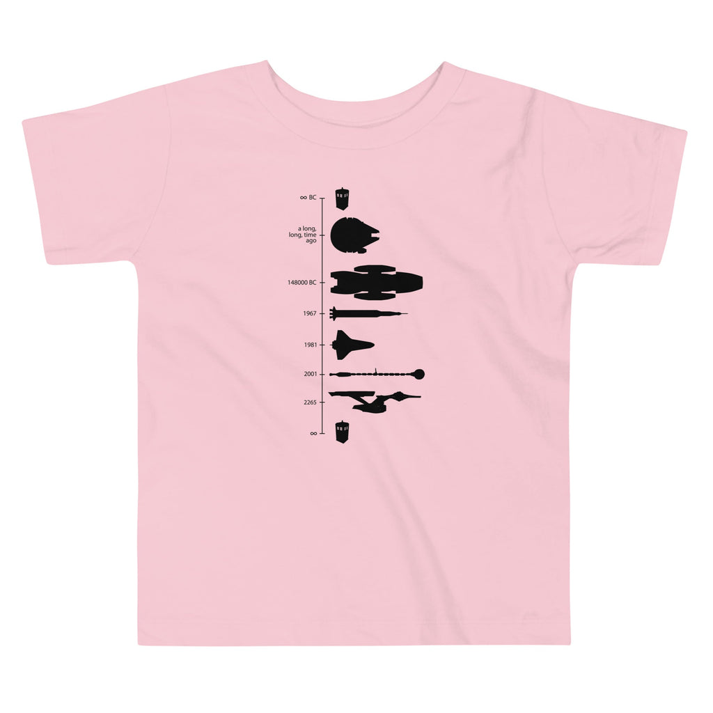 Space Ship Timeline Kid's Toddler - Adult & Kids T-Shirts, Sweatshirts & Hoodies apparel design preview 1