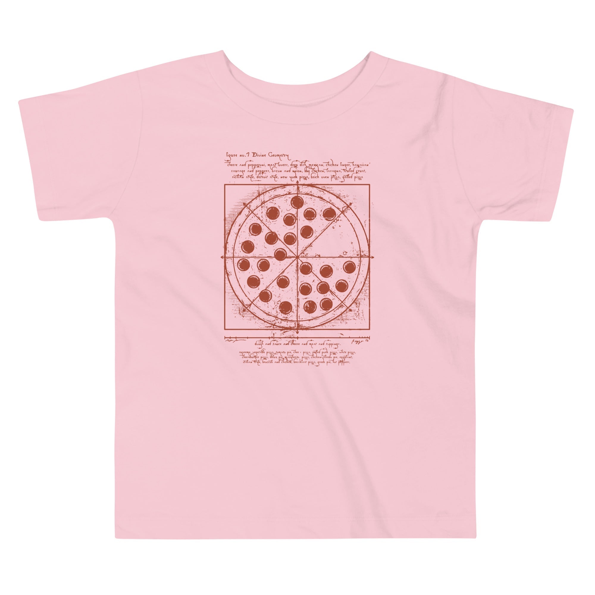 Vitruvian Pizza Kid's Toddler - Adult & Kids T-Shirts, Sweatshirts & Hoodies apparel design preview 1