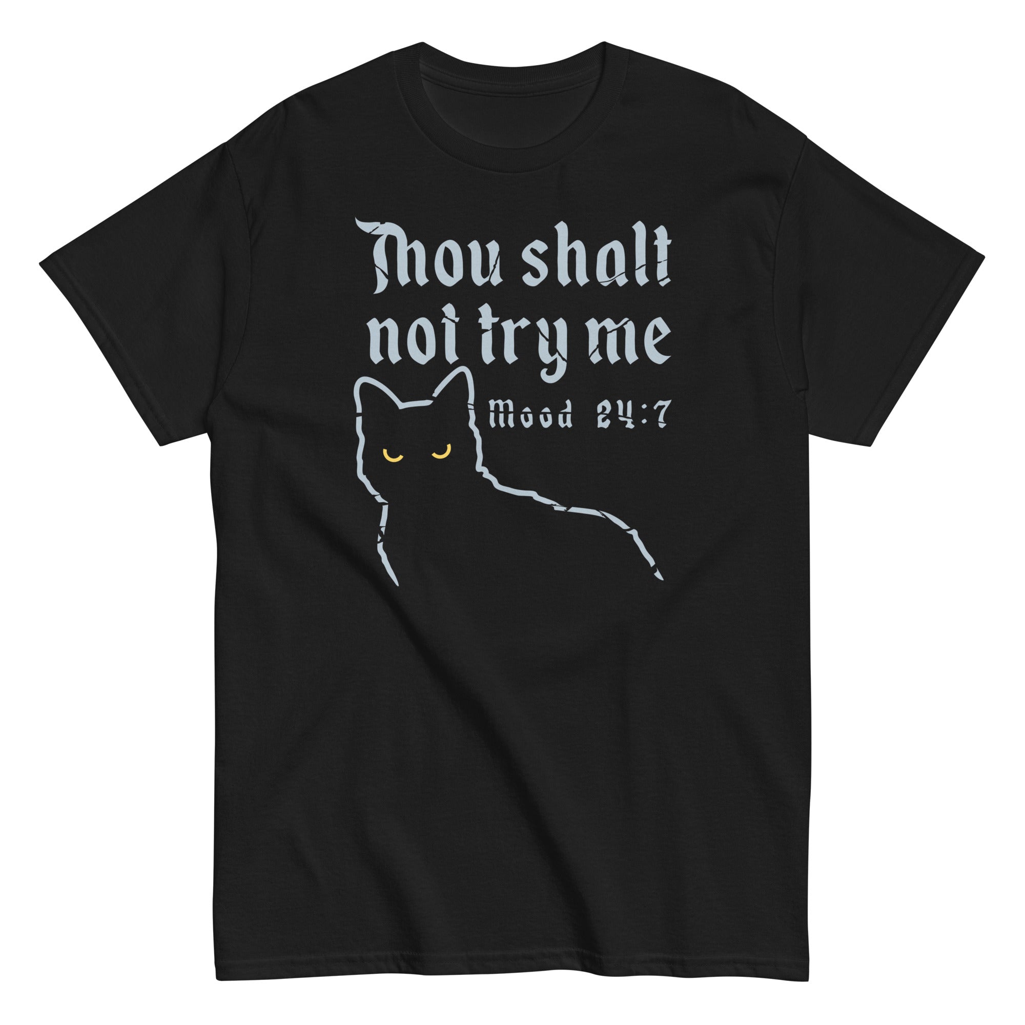 Thou Shalt Not Try Me Men's Classic - Adult & Kids T-Shirts, Sweatshirts & Hoodies apparel design preview 1