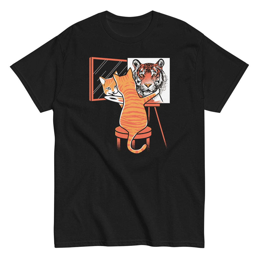 Cat Self Portrait Men's Classic - Adult & Kids T-Shirts, Sweatshirts & Hoodies apparel design preview 1