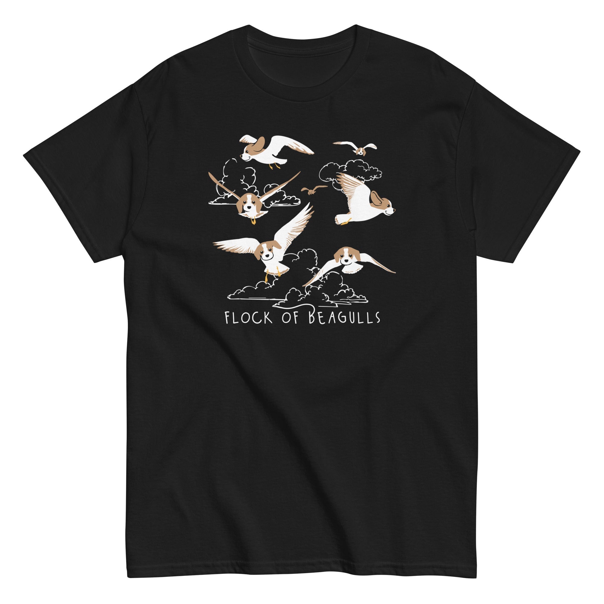 Flock Of Beagulls Men's Classic - Adult & Kids T-Shirts, Sweatshirts & Hoodies apparel design preview 1