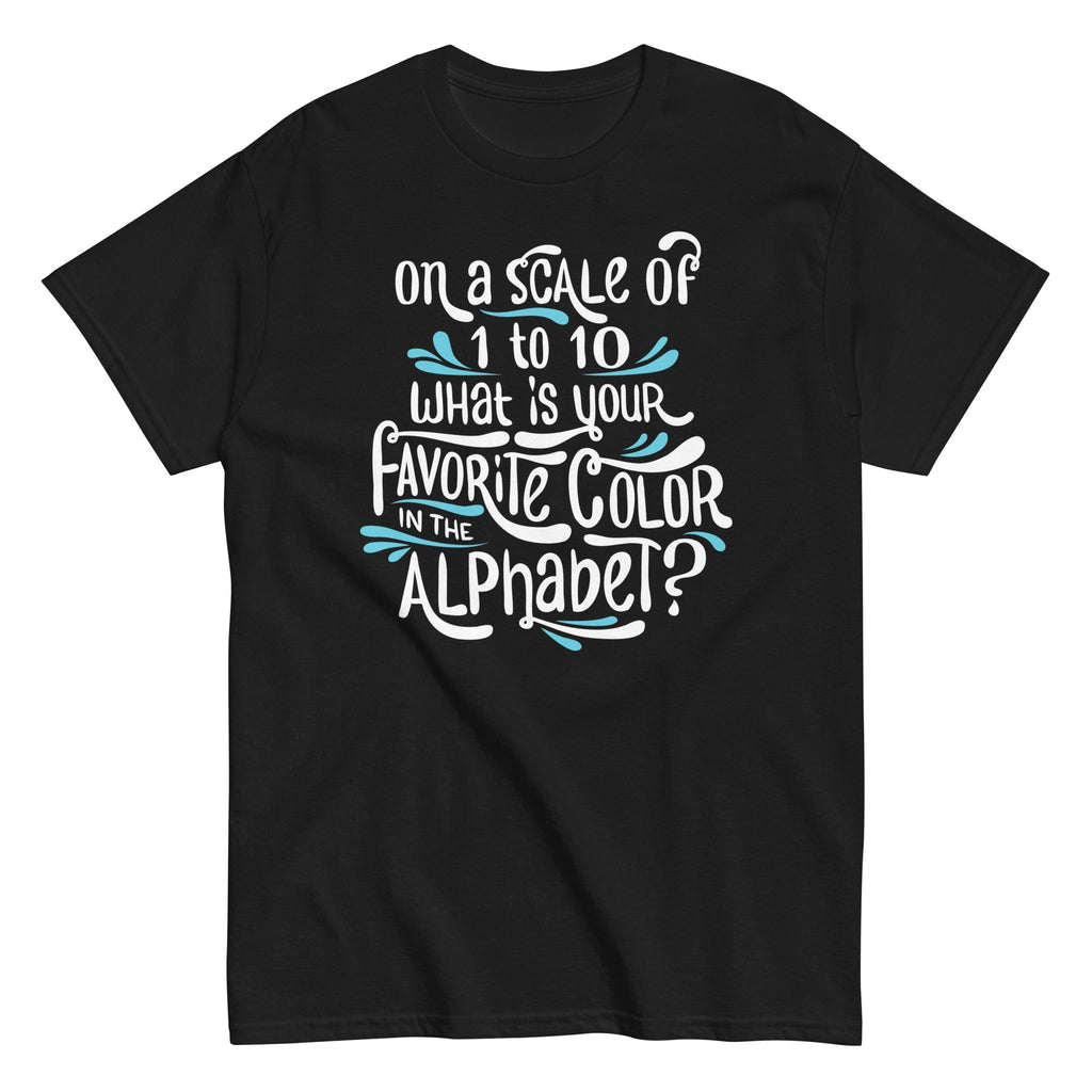 Favorite Color In The Alphabet Men's Classic - Adult & Kids T-Shirts, Sweatshirts & Hoodies apparel design preview 1