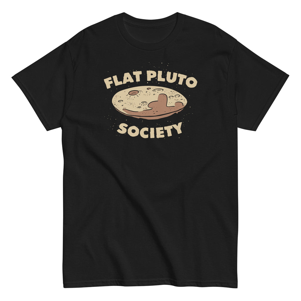 Flat Pluto Society Men's Classic - Adult & Kids T-Shirts, Sweatshirts & Hoodies apparel design preview 1