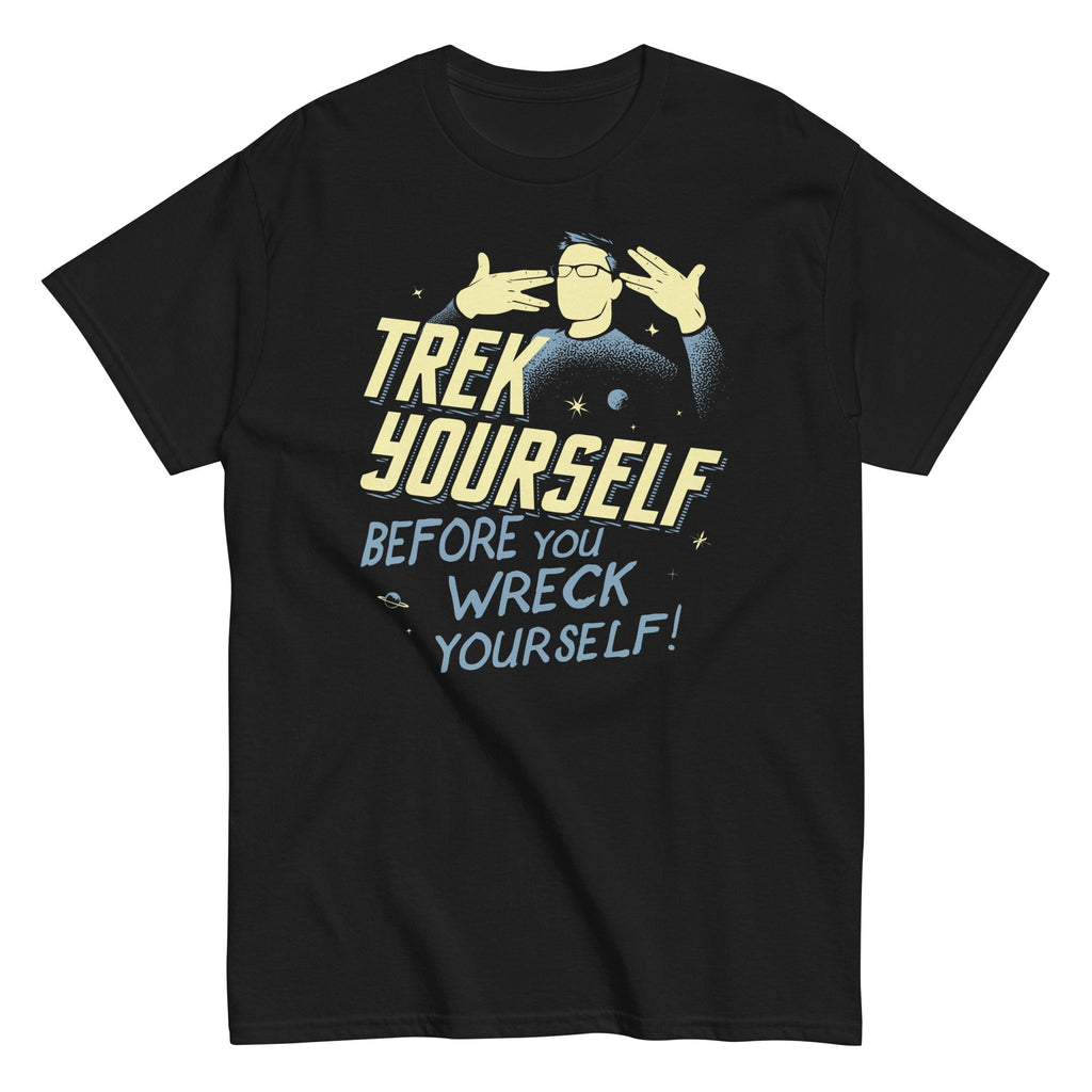 Trek Yourself Before You Wreck Men's Classic - Adult & Kids T-Shirts, Sweatshirts & Hoodies apparel design preview 1