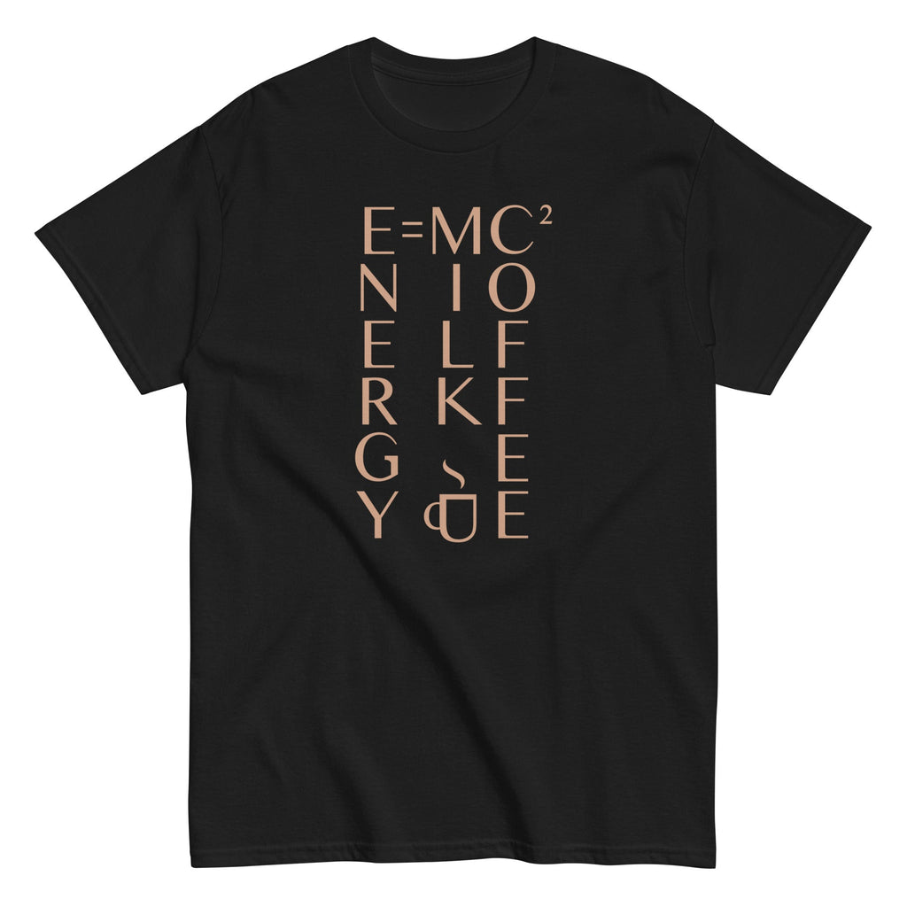 Energy Equals Milk Times Coffee Squared Men's Classic - Adult & Kids T-Shirts, Sweatshirts & Hoodies apparel design preview 1