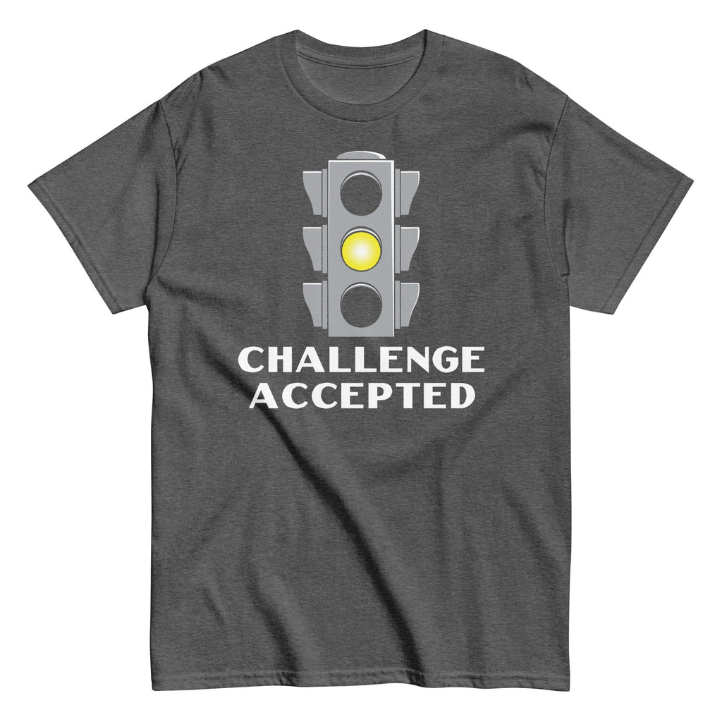 Challenge Accepted Stoplight Men's Classic - Adult & Kids T-Shirts, Sweatshirts & Hoodies apparel design preview 1