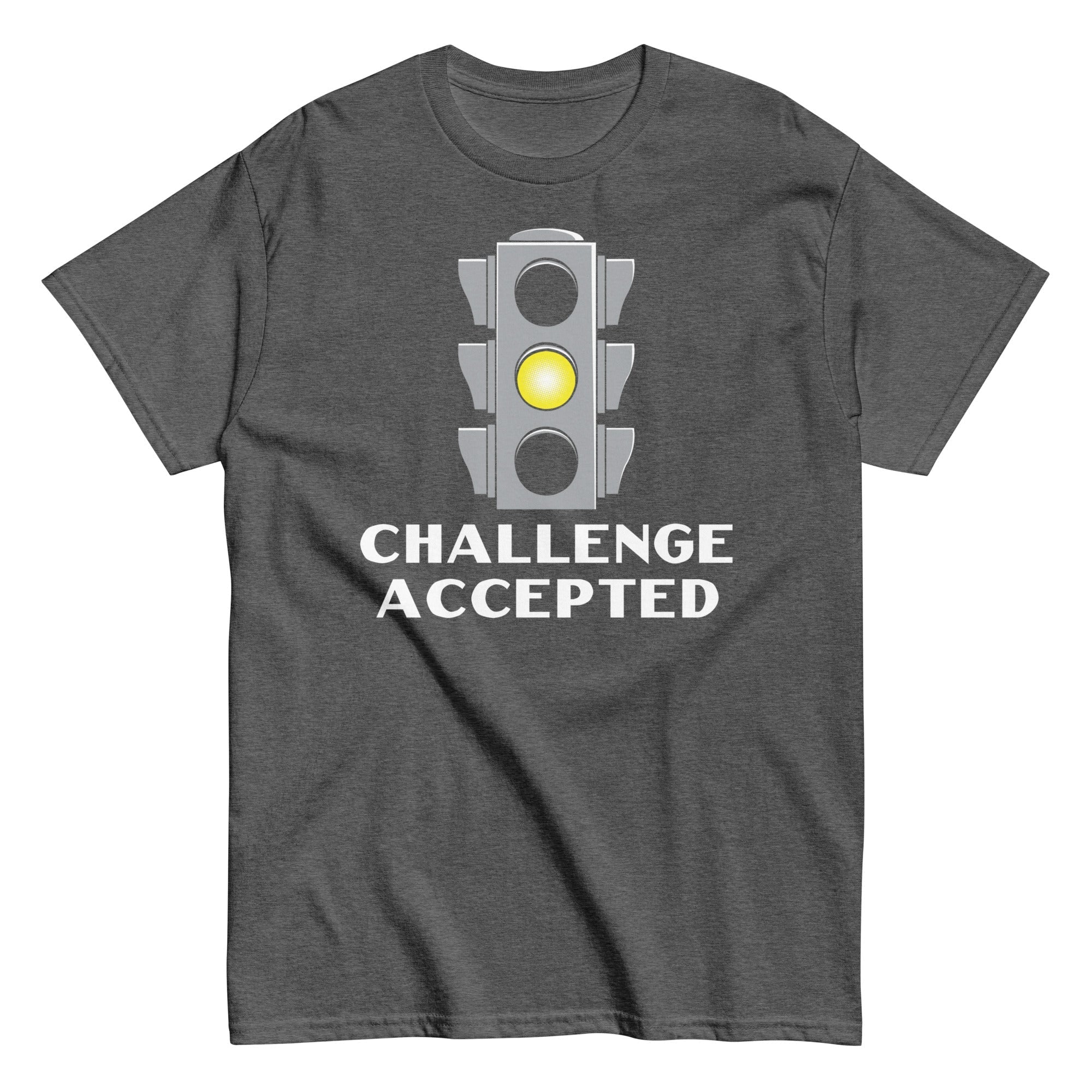 Challenge Accepted Stoplight Men's Classic - Adult & Kids T-Shirts, Sweatshirts & Hoodies apparel design preview 1