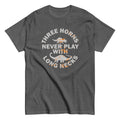 Three Horns Never Play With Long Necks Men's Classic - Adult & Kids T-Shirts, Sweatshirts & Hoodies apparel design preview 1