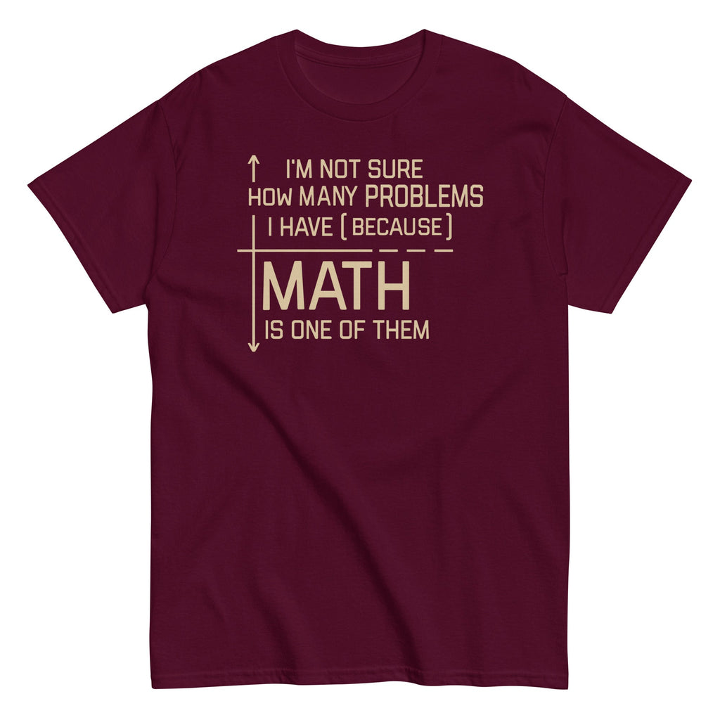 I'm Not Sure How Many Problems I Have Men's Classic - Adult & Kids T-Shirts, Sweatshirts & Hoodies apparel design preview 1